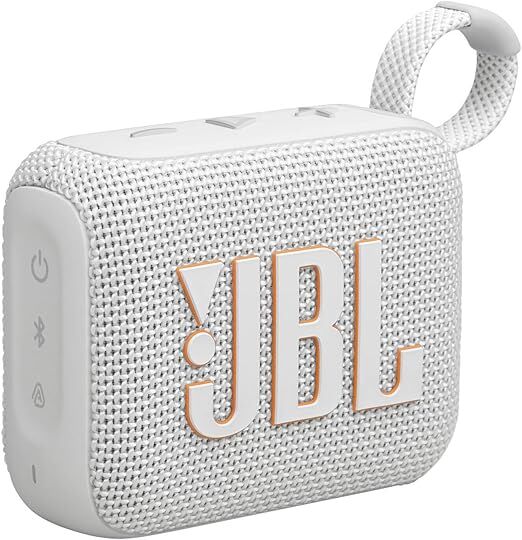 JBL Go4, Bluetooth Hoparlör, IP67, Beyaz