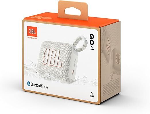 JBL Go4, Bluetooth Hoparlör, IP67, Beyaz
