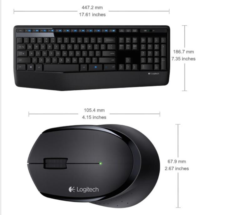 LOGITECH MK345, 920-006514, Kablosuz, Türkçe Q, Klavye Mouse Set