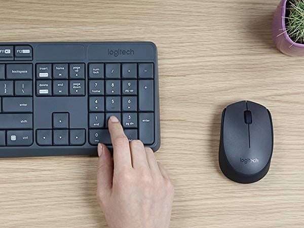 Logitech MK235 Türkçe Kablosuz Koyu Gri Q Klavye+Mouse