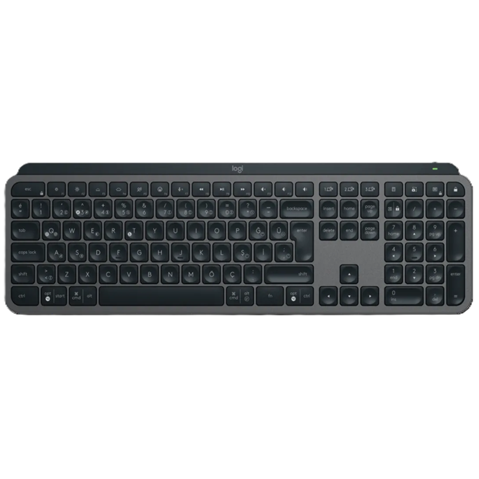 Logitech MX Keys Aydınlatmalı Kablosuz Q Klavye (TR) 920-010087