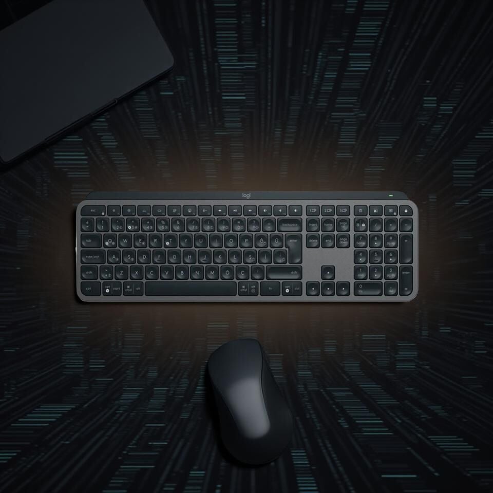 Logitech MX Keys Aydınlatmalı Kablosuz Q Klavye (TR) 920-010087