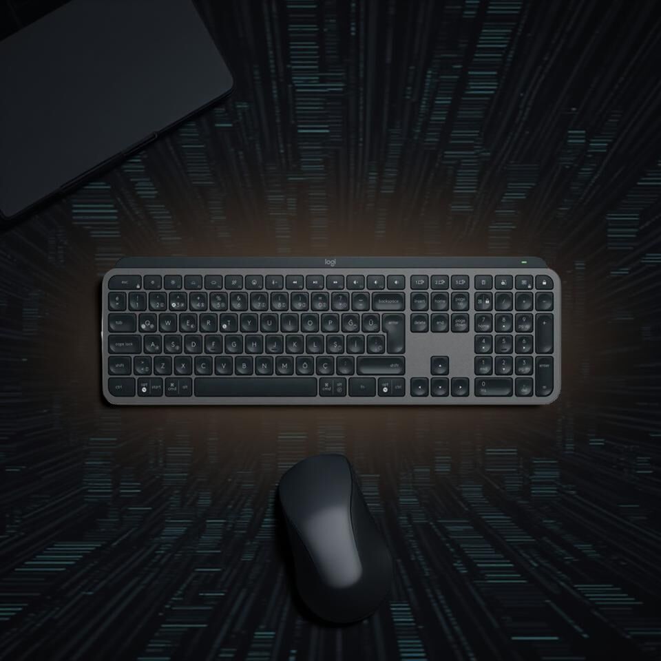 Logitech MX Keys Aydınlatmalı Kablosuz Klavye (Türkçe) 920-010087