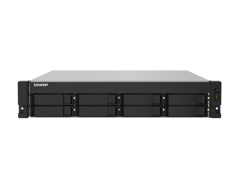QNAP TS-832PXU RP 4GB RAM 8 HDD Yuvalı Rackmount NAS