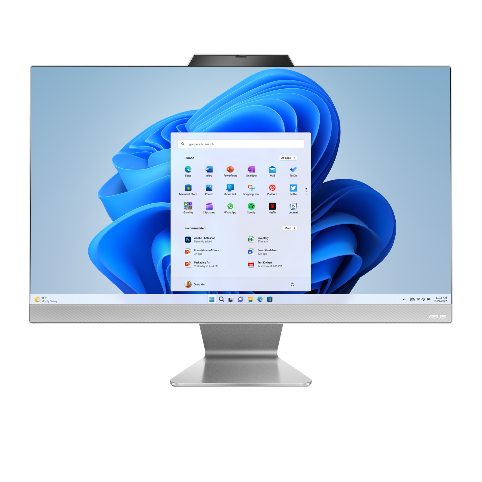 Asus M3402WFAK-HBC0120 Ryzen 5 7520U 8 GB 512 GB SSD 23.8'' Full HD All in One PC