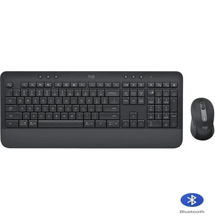 Logitech MK650 Klavye ve Mouse Seti Türkçe Q - Siyah