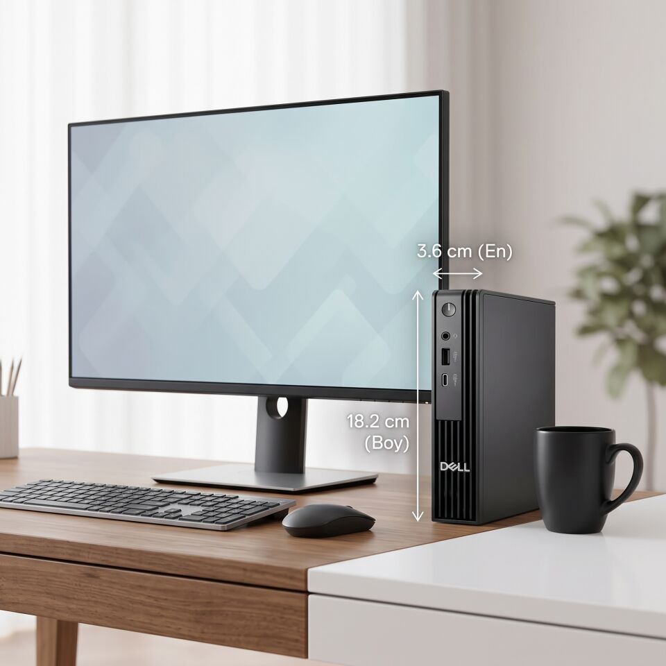 Dell Pro Micro Ultra 5 235T 16GB 512GB SSD Ubuntu QCM1250-BTO106 Mini PC