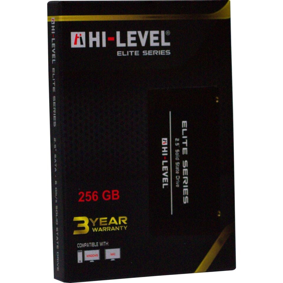 HI-LEVEL ELITE SERIES 256GB 560/540MB/s 2.5'' SSD HLV-SSD30ELT/256G
